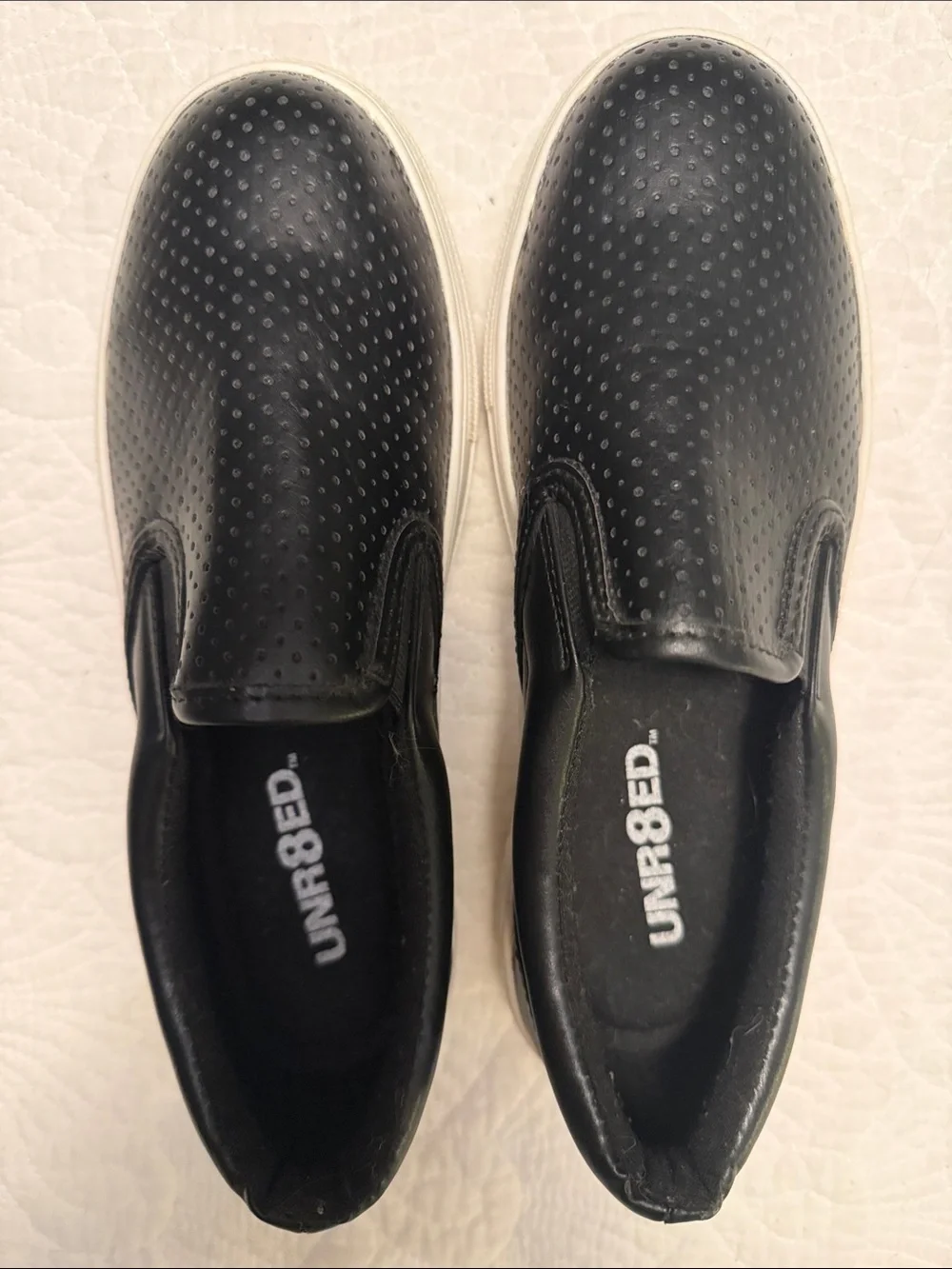Women’s Black Slip-On Loafers Size 6